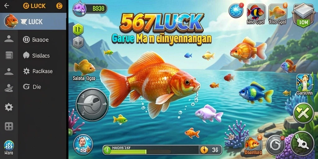 Screenshot gameplay 567LUCK menampilkan pengalaman memancing yang seru.