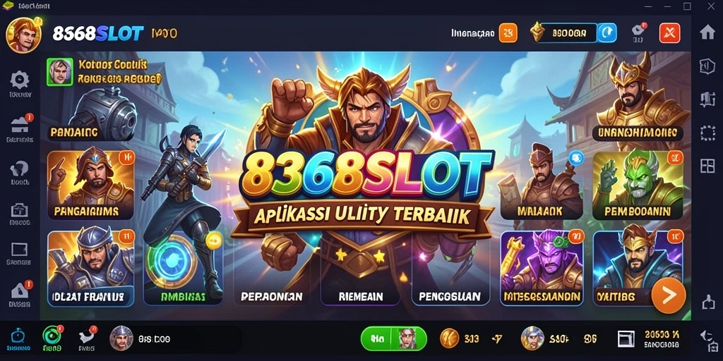 Tampilan antarmuka 8368SLOT yang ramah pengguna dan intuitif.