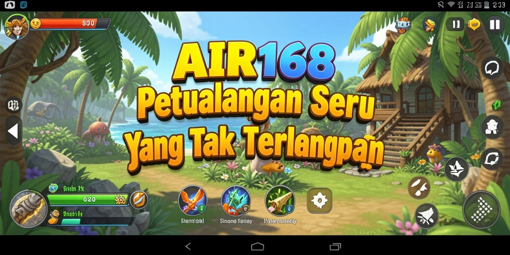 Tampilan gameplay AIR168 dengan suasana petualangan yang menegangkan.