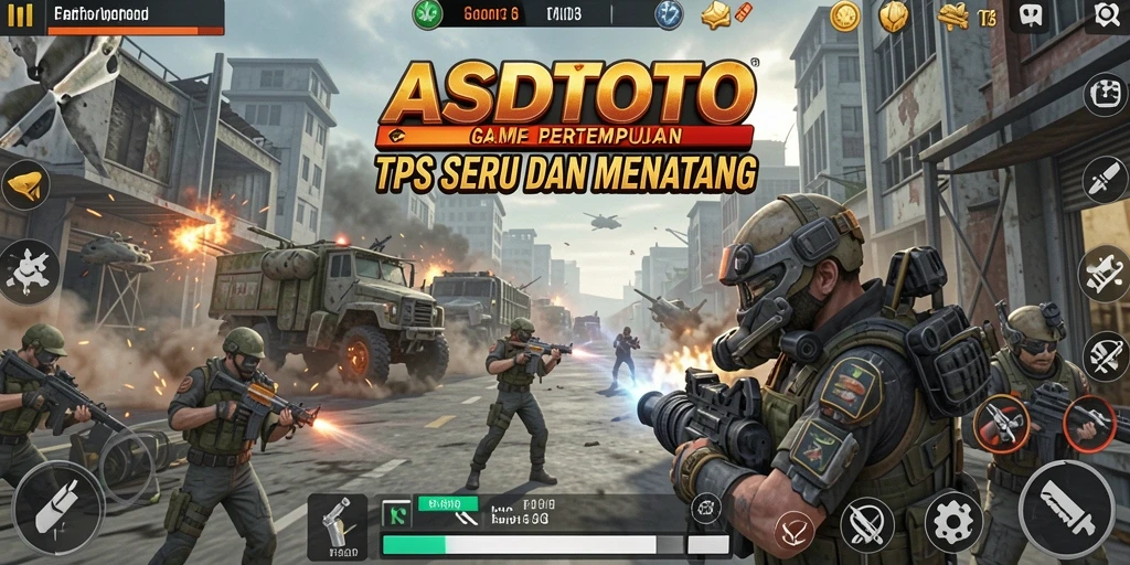 Screenshot gameplay ASDTOTO menampilkan aksi pertempuran yang mengasyikkan.
