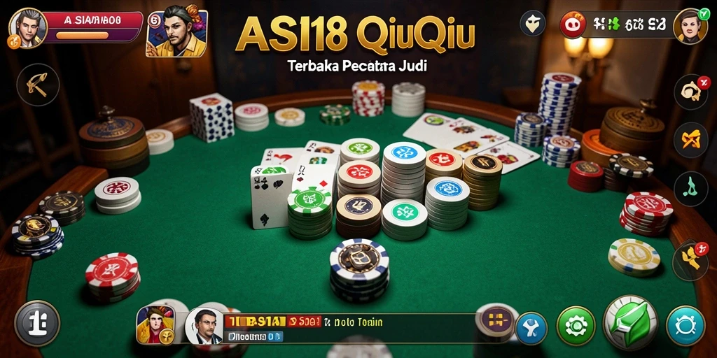 Tampilan gameplay QiuQiu yang menegangkan dan interaktif.