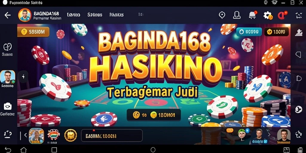 Tampilan gameplay Kasino yang mendebarkan di BAGINDA168.