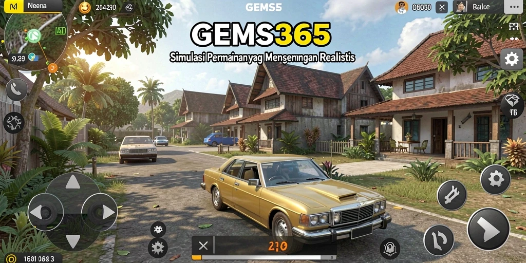 Tampilan gameplay GEMS365 yang menarik dan menantang.