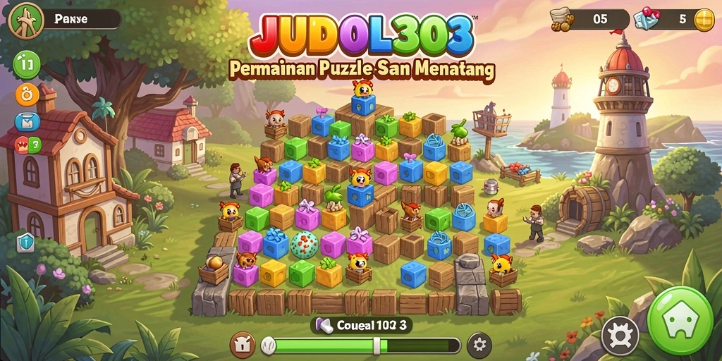 Tampilan menarik JUDOL303 dengan gameplay Puzzle yang menantang.