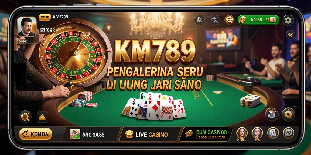 Tampilan gameplay Live Casino yang mendebarkan dan interaktif.