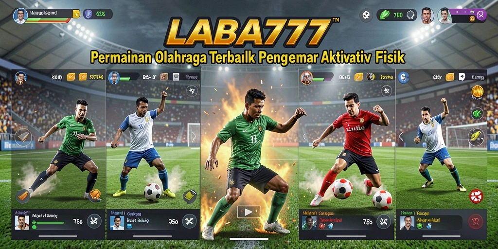 Screenshot LABA777 menampilkan serunya pertandingan olahraga multiplayer.