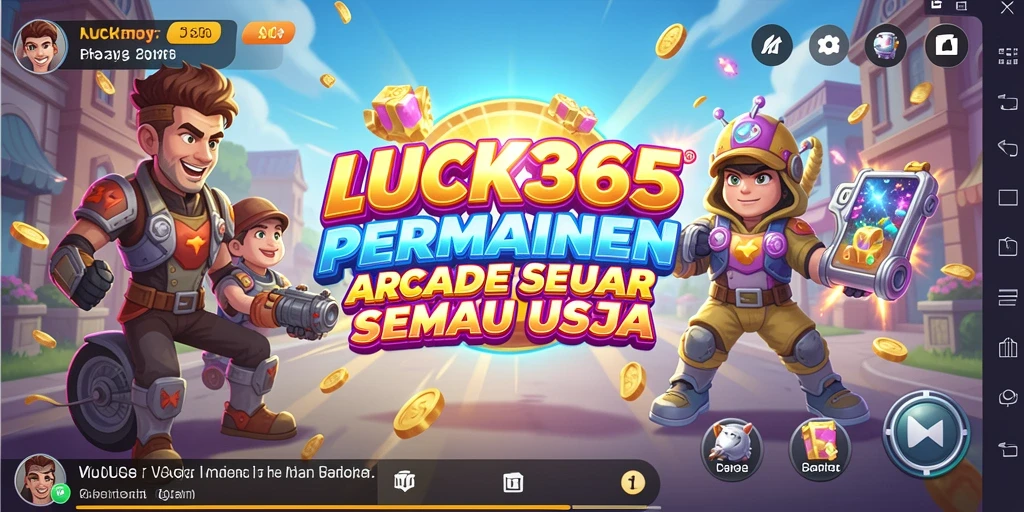 Tampilan permainan LUCK365 yang penuh warna dan menarik saat dimainkan.