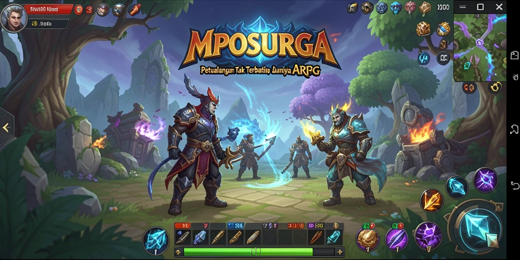 Gameplay seru dalam dunia fantasi MPOSURGA.
