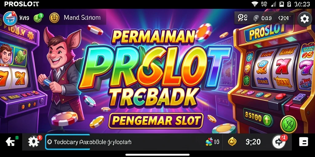 Screenshot gameplay PROSLOT yang penuh warna dan menyenangkan.
