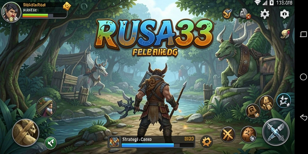 Tampilan gameplay menarik RUSA33 dengan strategi intens.