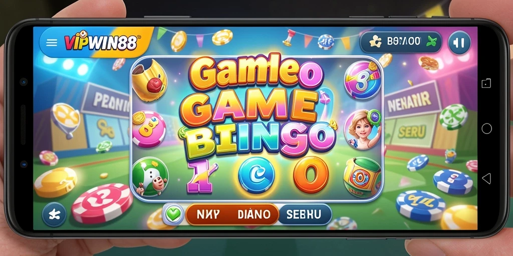 Screenshot gameplay VIPWIN88 menampilkan keseruan permainan Bingo.